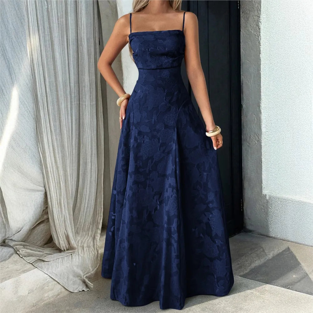 Women's Dresses Solid Color Printed Tube Top Sleeveless Suspender Sexy Robe Wedding Banquet Date Confession Date Party Vestidos