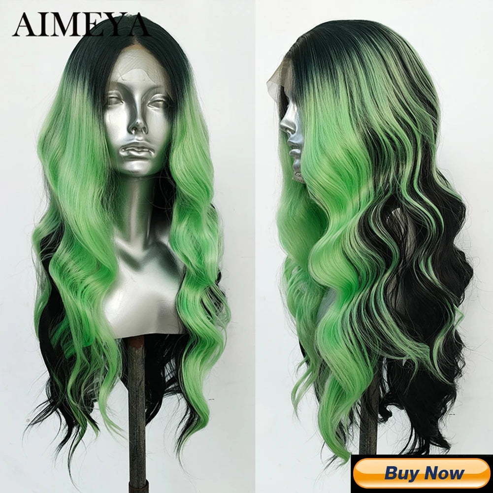 Perruque Lace Front 13x4 Lisse Synthétique | Ligne Naturelle Haute Qualité | Port Quotidien | Femme