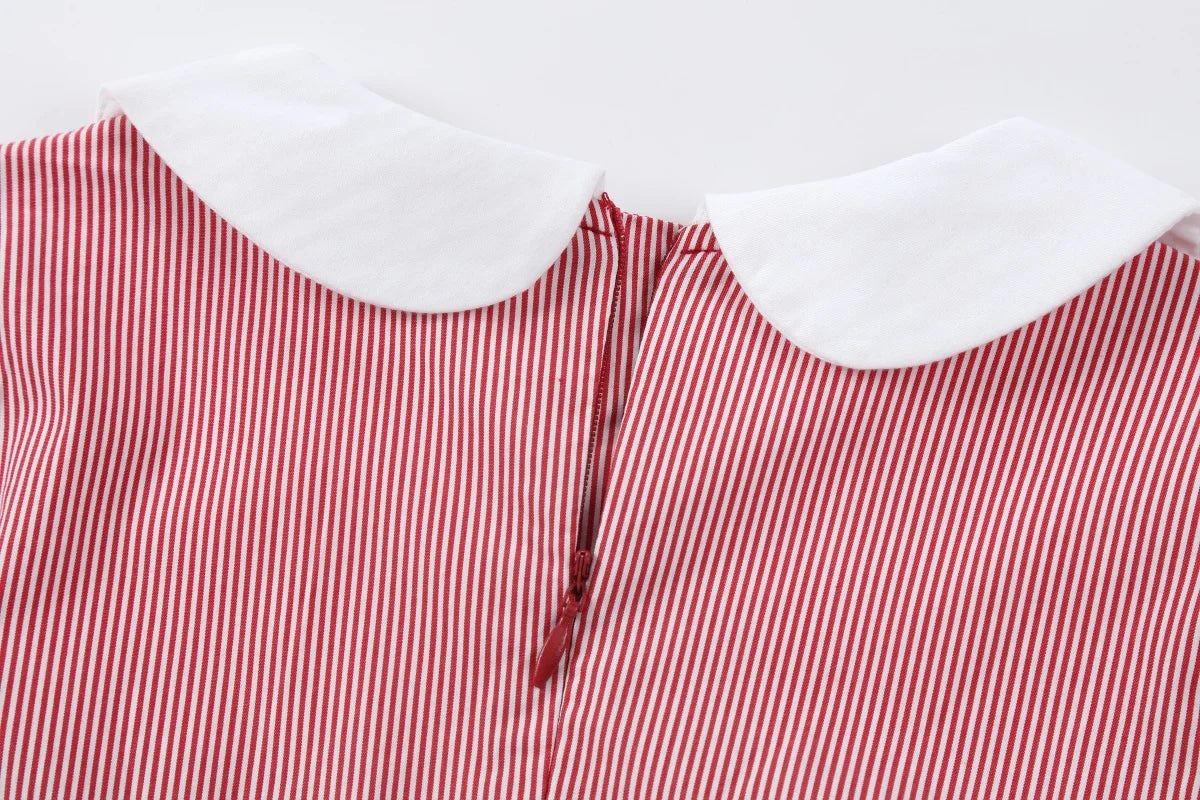 AP SS26 Friday Night Pinstripe Collection Kids Boys Girls Cotton Striped Maxi Dress Shirt Baby Set Family Matching Clothing