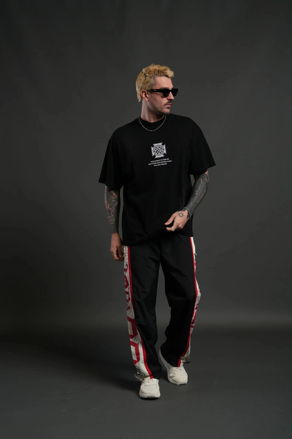 US SIZE Oversized Training Men's T-Shirt Design Letters Print T-Shirts For Men Loose Fashion Sport Street Casual Clothes Tee Tops