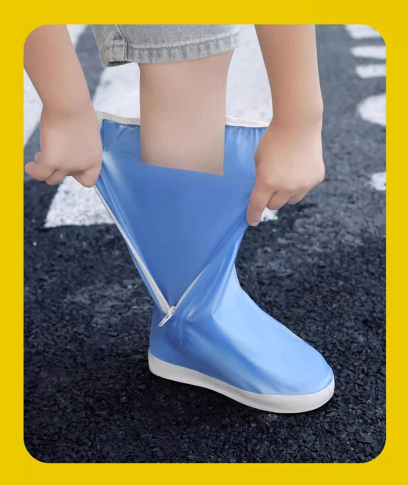 Couvre-Chaussures Pluie Enfant | Imperméable Maternelle | Grand Format | Réutilisable