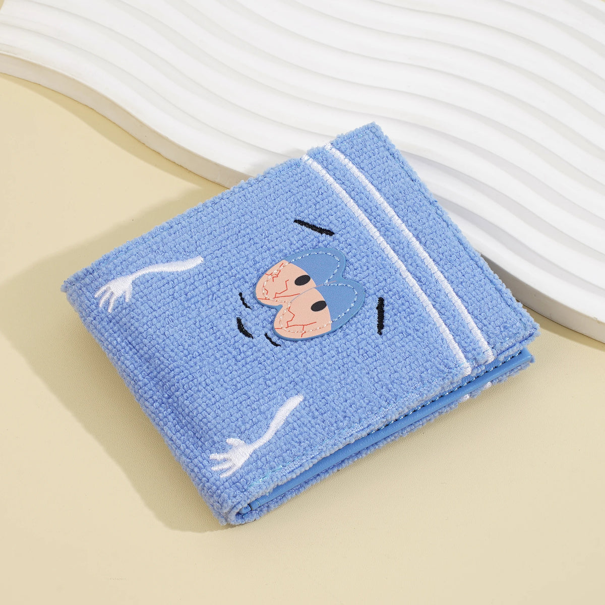 Portefeuille Peluche Dessin Animé Femme | Doux & Moelleux | Porte-Monnaie Fermeture Éclair PU | Cadeau Filles