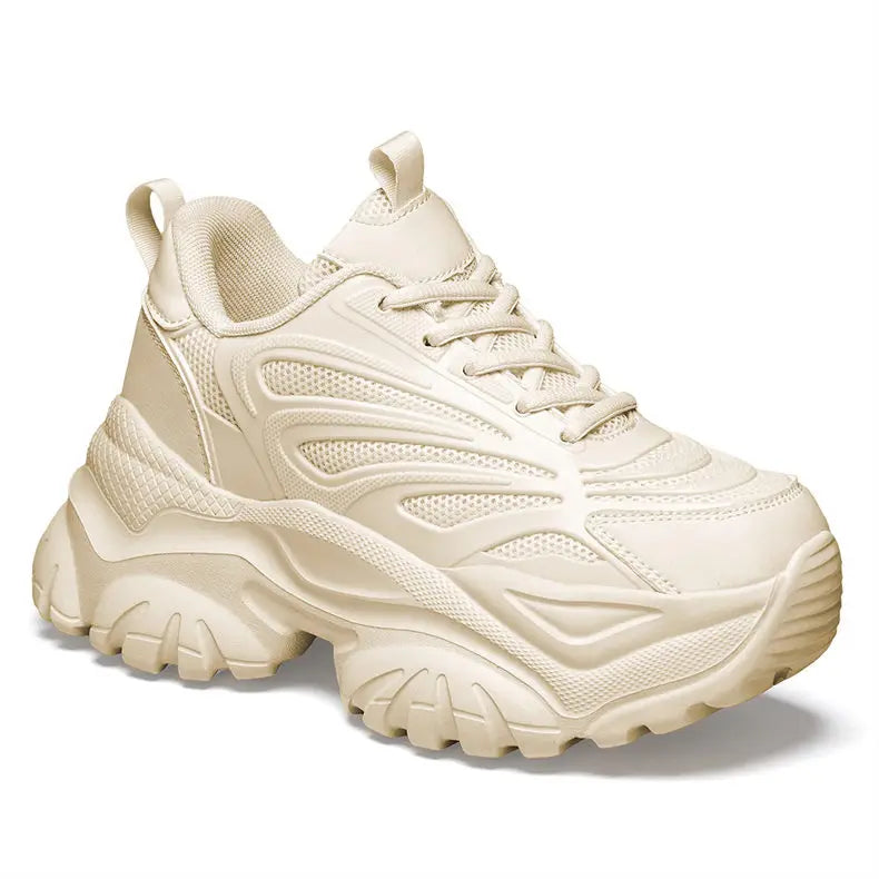 Sneakers Chunky Femme Tendance | Semelle Plateforme Respirante | Rehaussante | Printemps-Automne