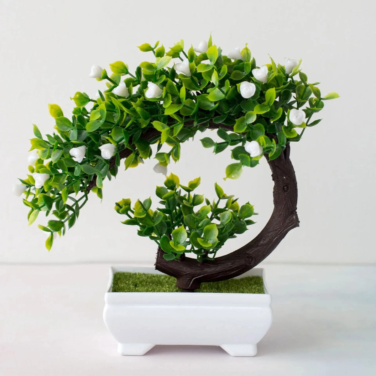 Bonsaï Simulé Pot | Faux Fleurs | Décoration Mariage, Maison & Cadeau Pendaison de Crémaillère