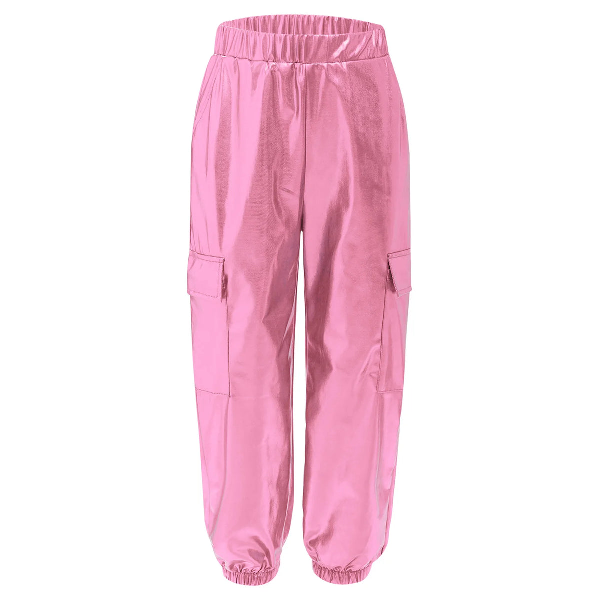 Ensemble Danse Fille Hip Hop | Veste Bomber Métallique & Pantalon | Costume Scène Carnaval Jazz