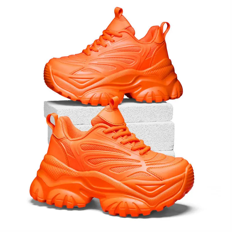 Sneakers Chunky Femme Tendance | Semelle Plateforme Respirante | Rehaussante | Printemps-Automne