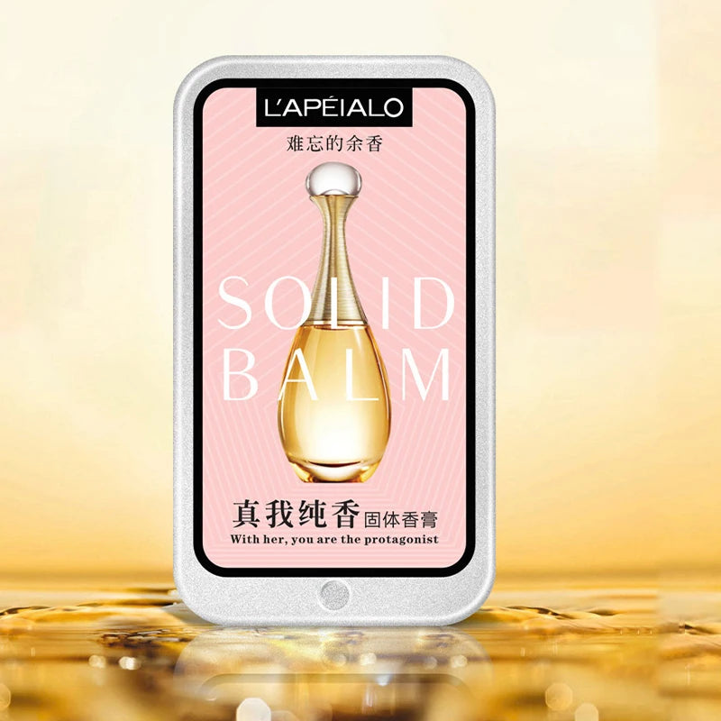 Woman Body Pheromone Perfume Solid Balm Long Lasting Fragrance Light Fragrance Portable Solid Perfume Balm