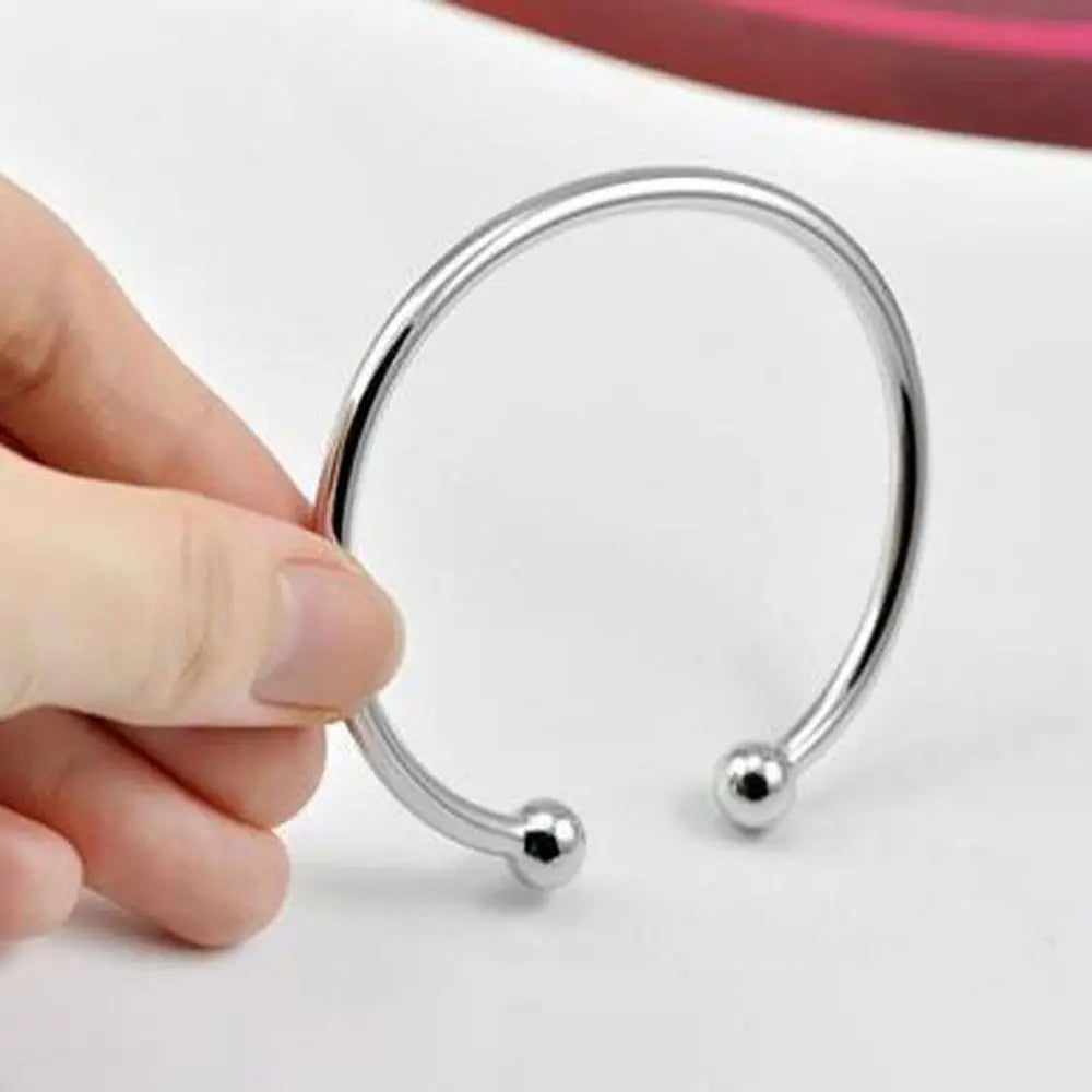 Best Quality Wholesale Silver Plated Bracelet Adjustable Bangles Fashion Jewelry Men's/Women's
