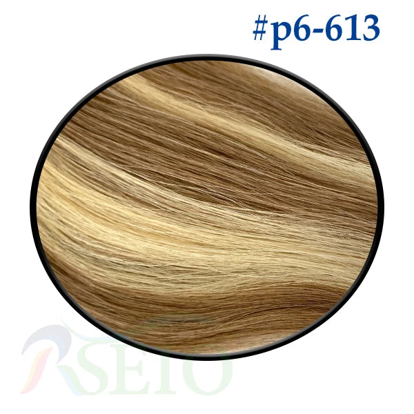 Tissage Weft Cheveux Humains Remy Naturel | 14-26 Pouces | Bouclable | Blonde & Lisse | Salon