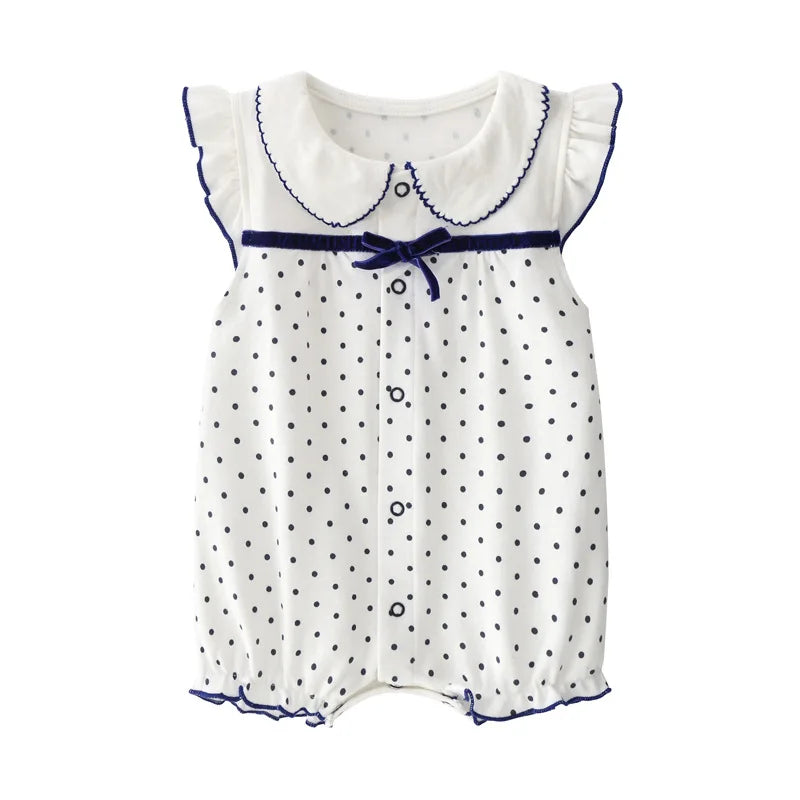 Fashion princess New baby Romper For Babies Clothes Short Sleeve cute newborn baby clothes