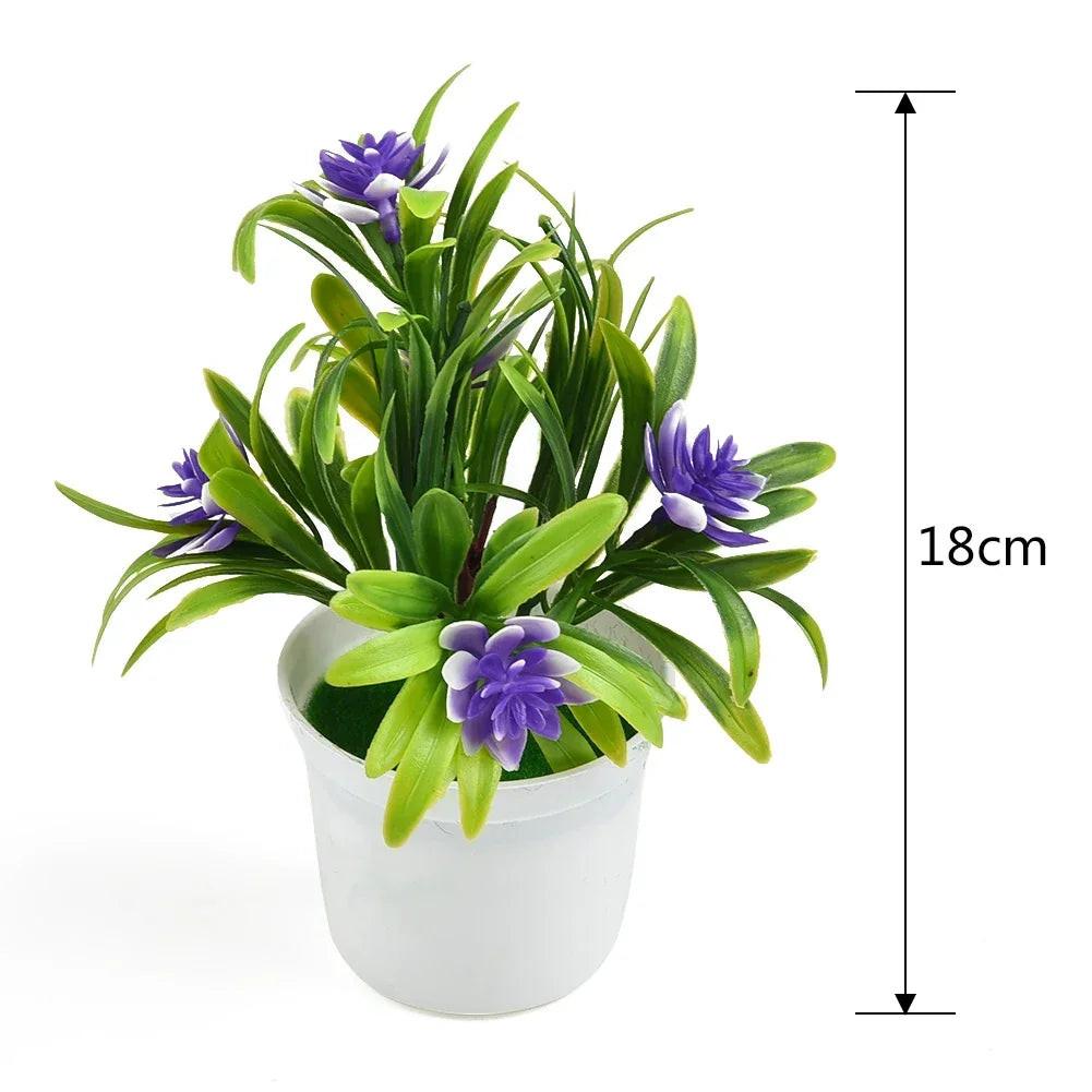 Plante Artificielle Réaliste en Pot | Décor Maison, Bureau & Mariage | Bonsaï Extérieur & Intérieur