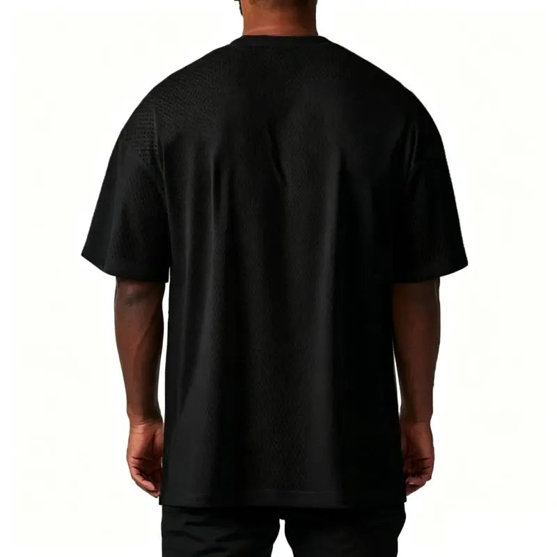 T-shirt uni en jersey pour homme | Polyester et élasthanne