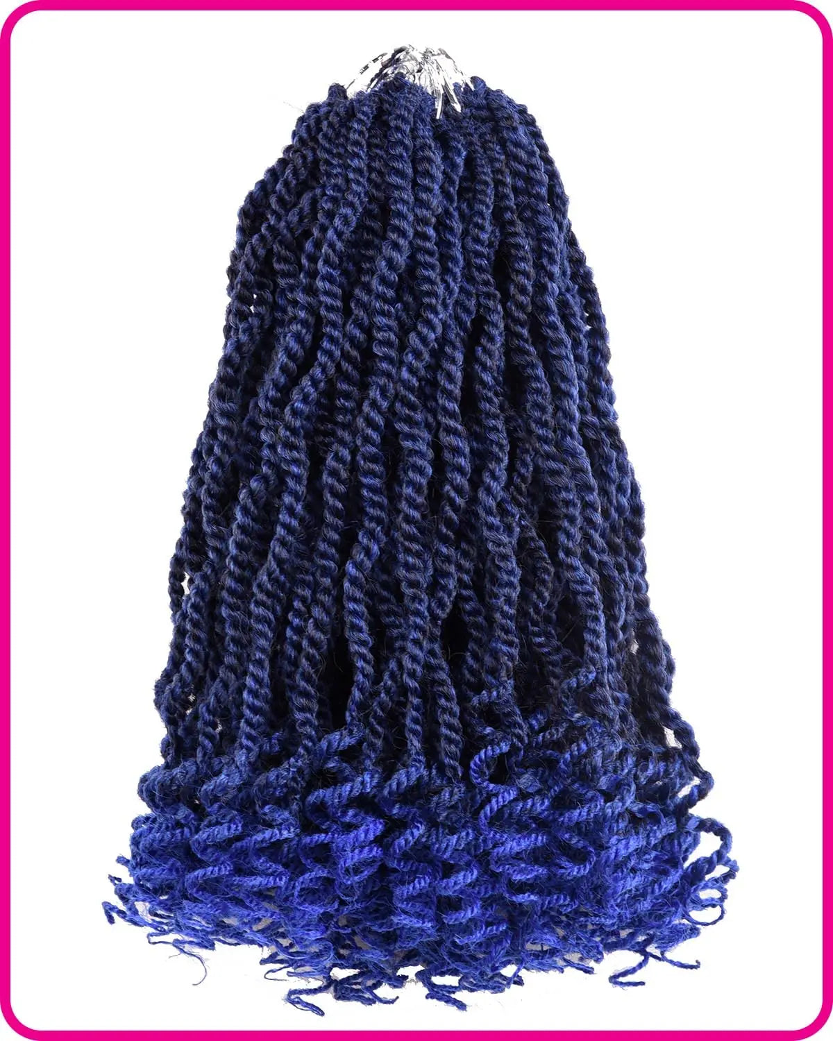 Tresses Crochet Senegalese Twist Ondulées | 12 Pouces | Synthétique | Extensions Femme