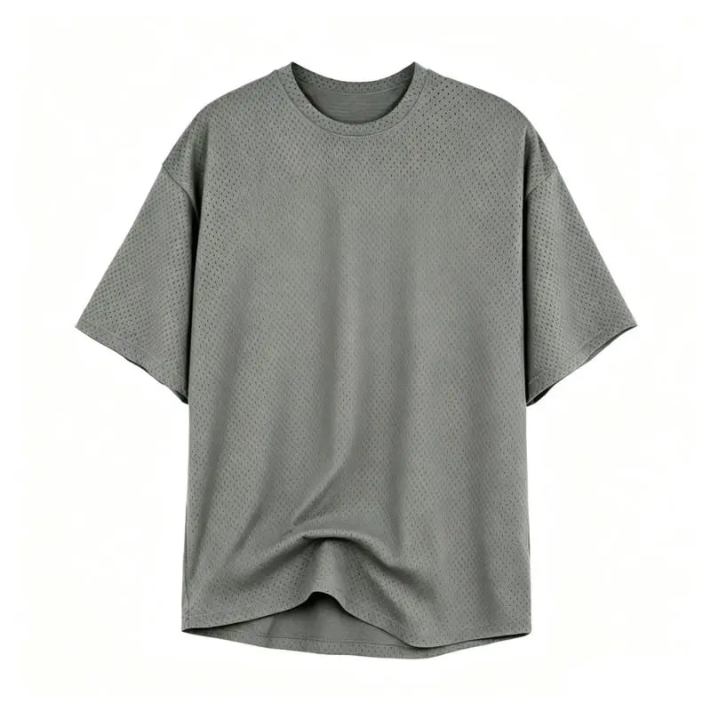 T-shirt uni en jersey pour homme | Polyester et élasthanne