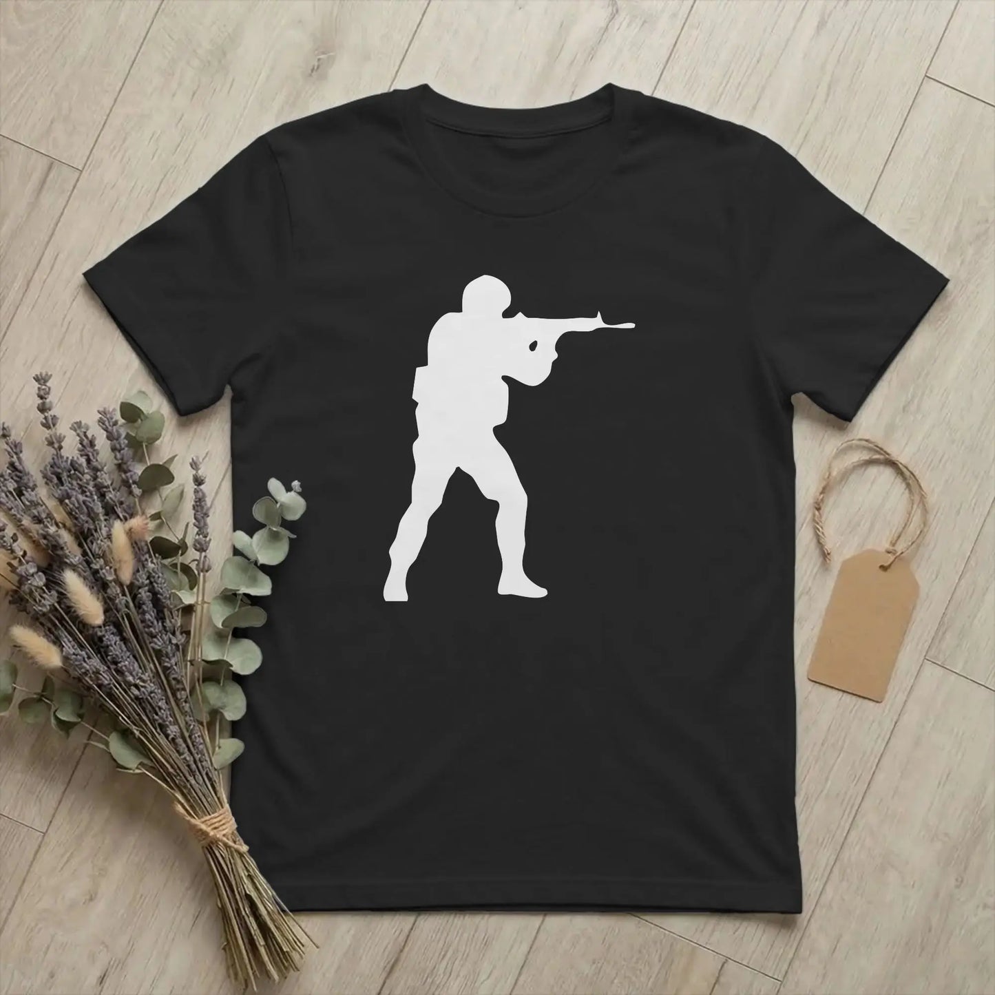 Men's T-Shirts Counters Shooting Striking Go Awesome Cotton Tee Shirt Short Sleeve Game Silhouette T Shirts O Neck Clothes Gift