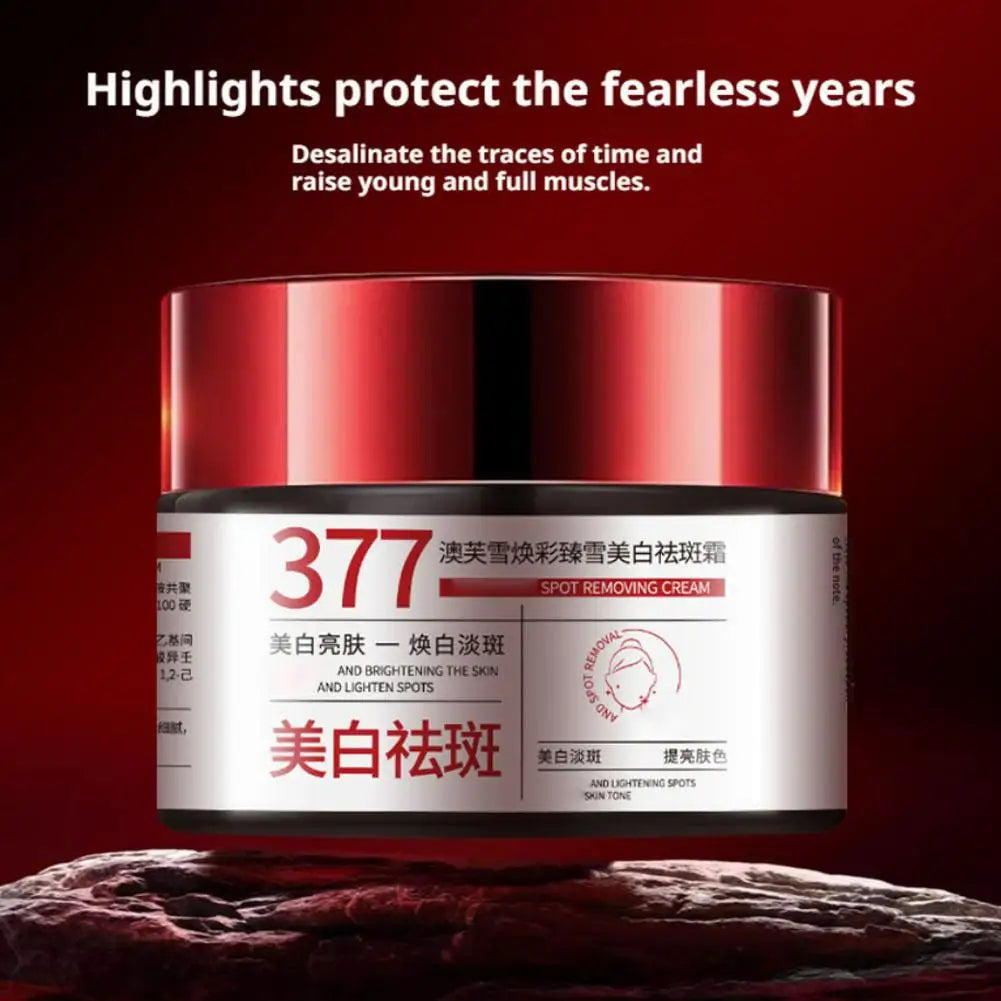 377 Facial Cream,Hydration Facial Moisturizer Skincare For All Skin Types Gentle & Low-Irritant Formula Rejuvenating Cream