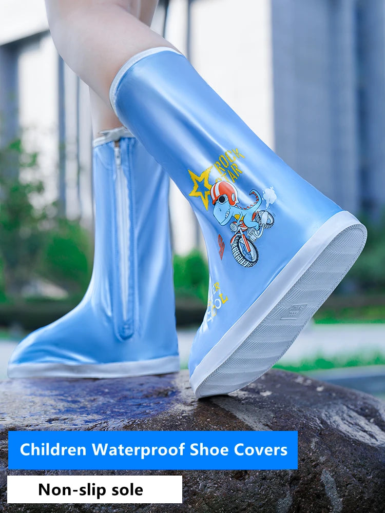 Couvre-Chaussures Pluie Enfant | Imperméable Maternelle | Grand Format | Réutilisable