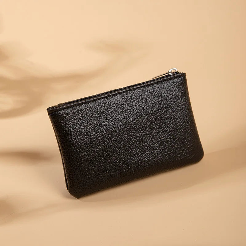 Petit Portefeuille Femme | Fermeture Éclair | Porte-Cartes & Clés | Cuir PU Haute Qualité | Court