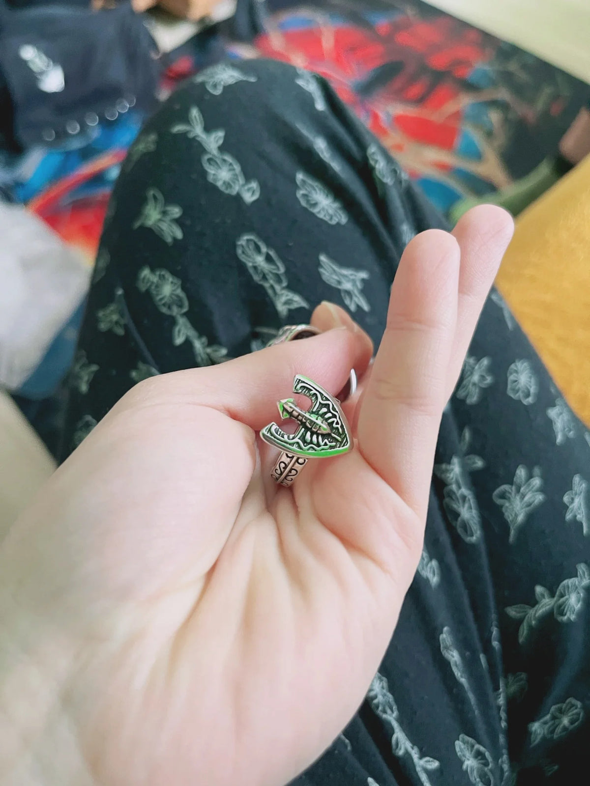 Bague Cosplay JoJo's Bizarre Adventure | Kira Yoshikage & Jotaro Kujo | Skull Réglable | Cadeau Manga