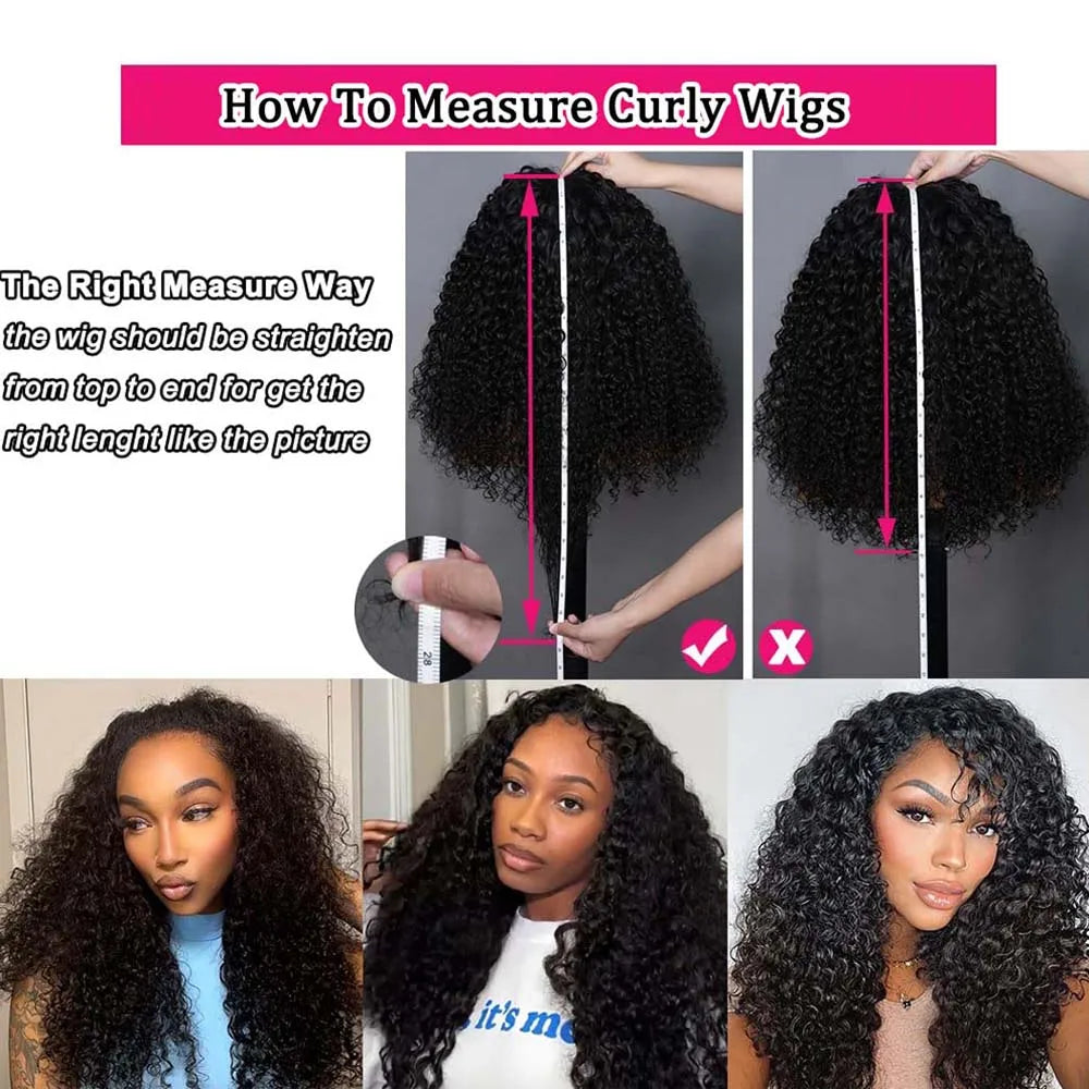 Perruque Lace Front Kinky Curly | 13x4 & 13x6 | Cheveux Humains | Frontal Lace Naturel