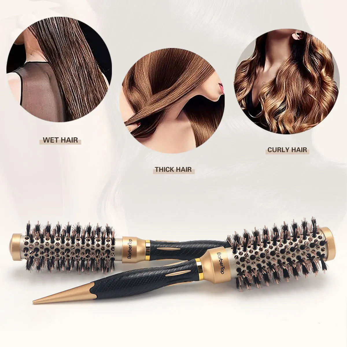 Peigne Coiffure Salon Antistatique | Coiffage Boucles | Brosse Cheveux Mouillés Bouclés | Outil Coiffure Femme