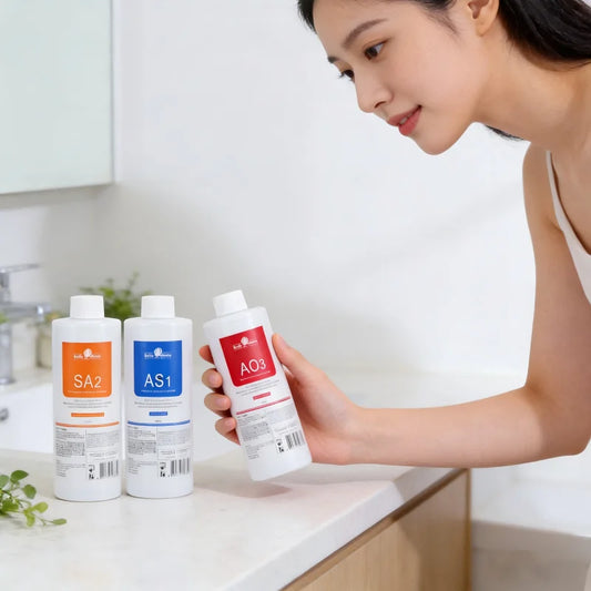 Facial Skincare Face Serum AS1 SA2 AO3 Aqua Peel Solution For Facial Machine Skin Deep Cleaning 400ml Kit of 3 Serums