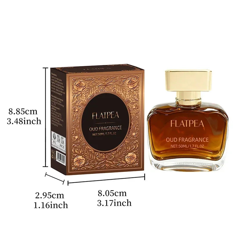 Eau de Toilette Homme Arabe Premium | Musc Oud & Cèdre | Boisé Charmant Longue Tenue