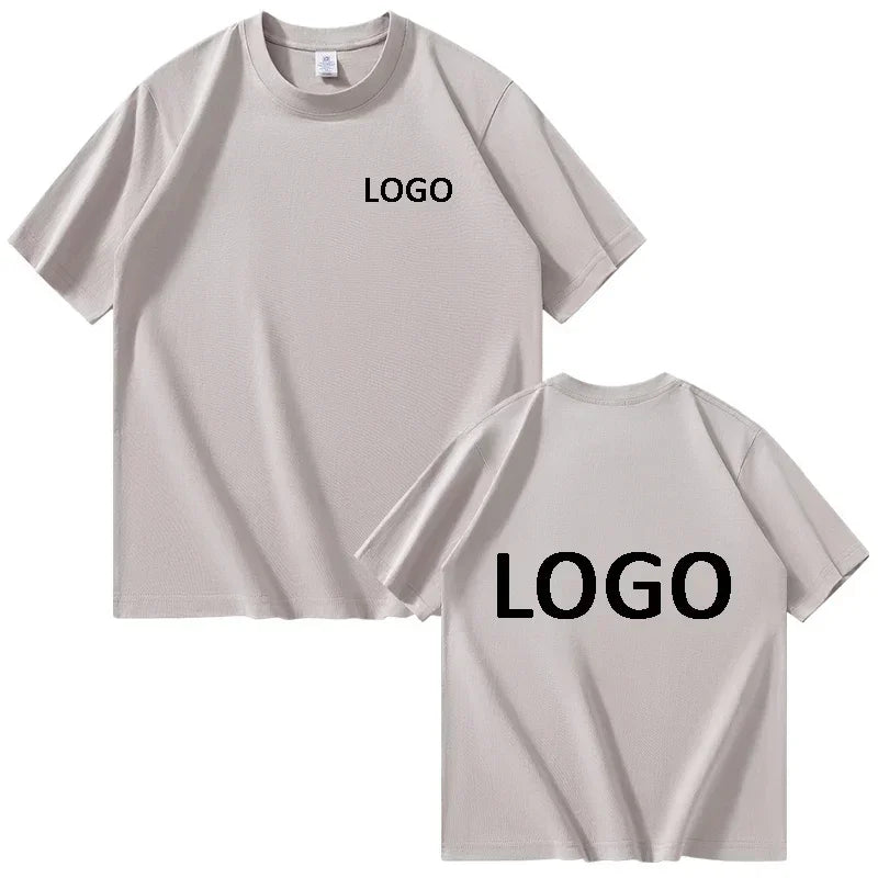 Customized 100% Cotton Printed T-shirts Men Fashion Short Sleeve O-neck Tshirt Women Personality Streetwear Tee Tops Camiseta