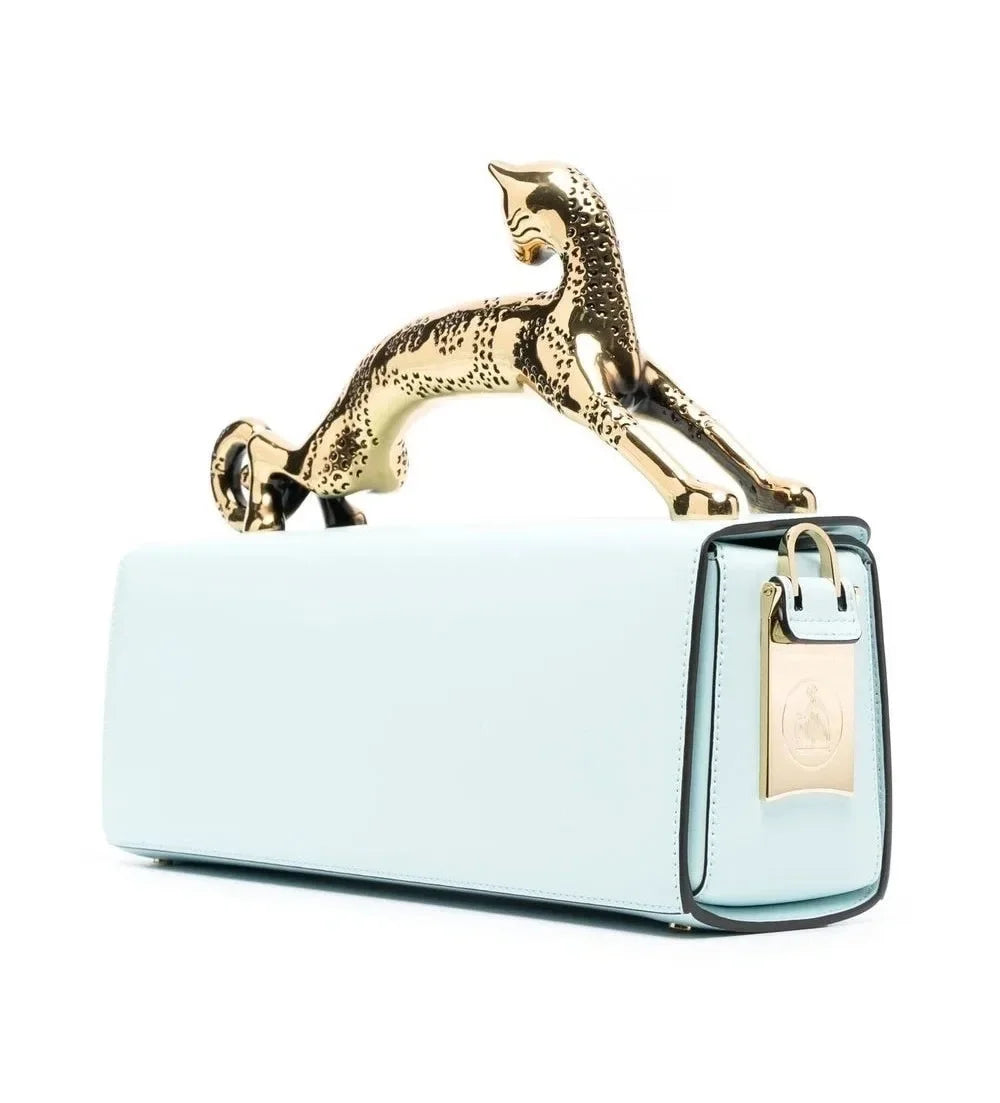Sac à Main Femme Luxe | Poignée Métal Designer | Bandoulière | Forme Rectangle Élégante