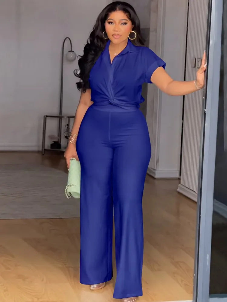 2 Piece Women Sets 2025 New Arrival Plus Size Summer Matching Sets Print Two Pieces Sets Top Pants Suits Outfits Clothing