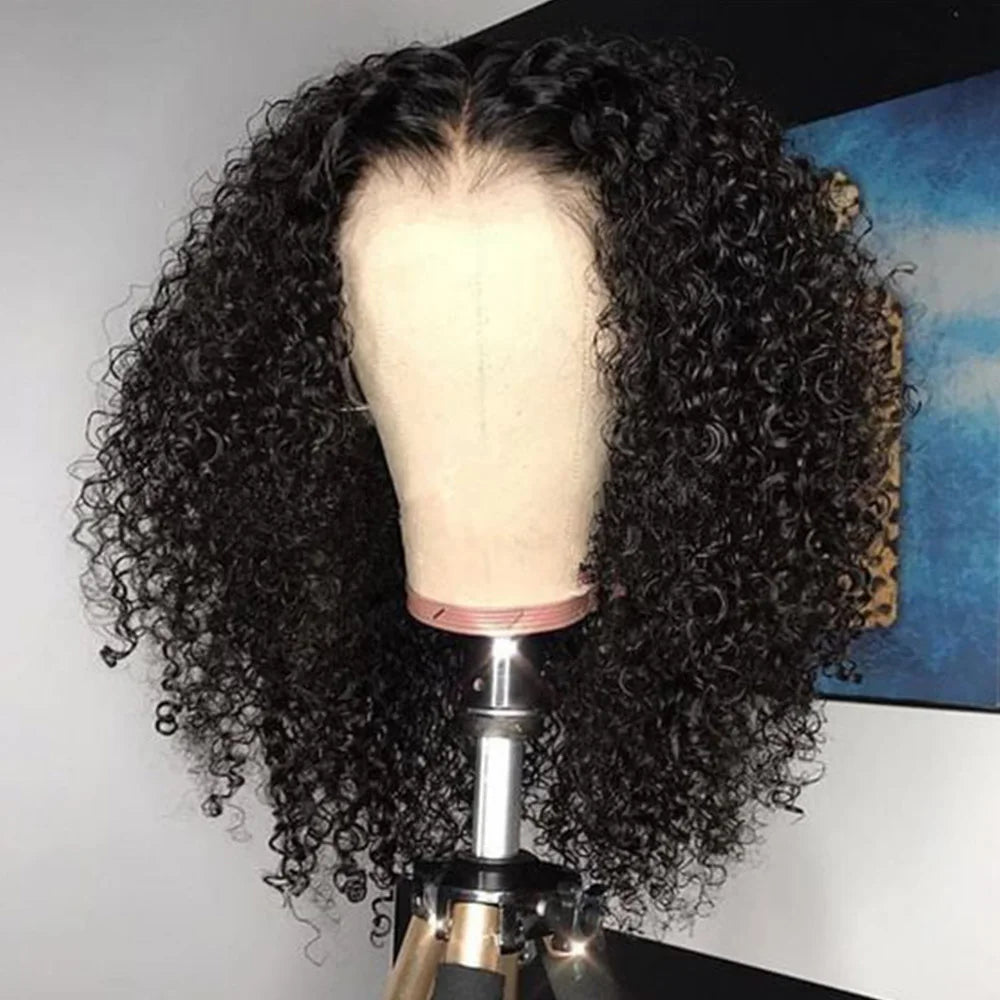 Perruque Lace Front Kinky Curly | 13x4 & 13x6 | Cheveux Humains | Frontal Lace Naturel