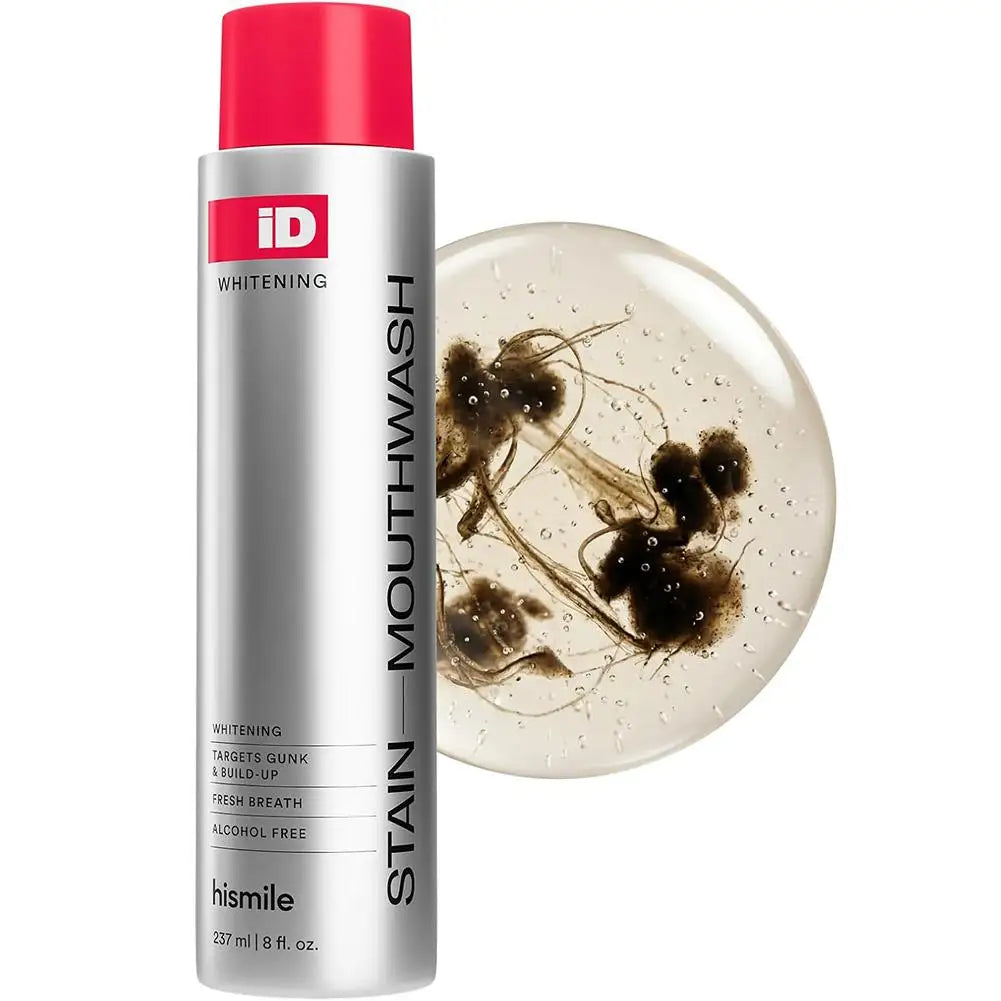 Bain de Bouche Blanchissant Hismile ID | Nettoyage Profond | Élimine les Taches | Haleine Fraîche | Soin Quotidien
