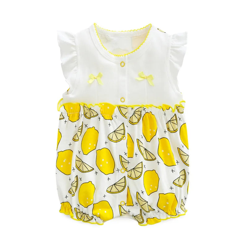 Fashion princess New baby Romper For Babies Clothes Short Sleeve cute newborn baby clothes