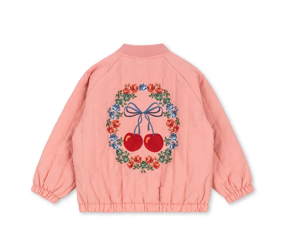 Manteau Polaire Paillettes Fille | Laine d'Agneau | Broderie Garçon | Vêtement Enfant Hiver