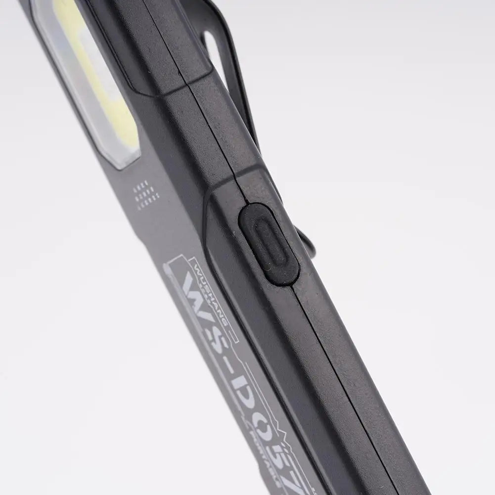 Mini Portable Rechargeable LED Torch Light, Waterproof Outdoor Work Pocket Flashlight with Magnetic Grip, Compact LED Flashlight