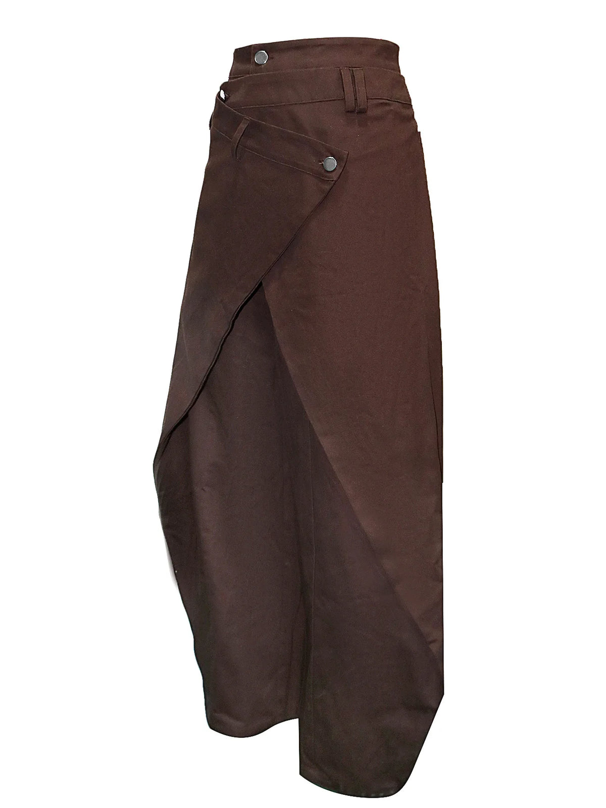 Vintage Washed Denim Wide Leg Pants Women Asymmetrical Wrap Overlap High Waist Y2K Streetwear Casual Fashion Baggy Jeans