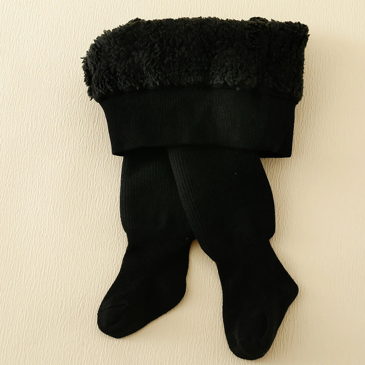 Collants Thermiques Bébé Fille | Doublure Polaire Rayée | Legging Épais Chaud Hiver Enfant