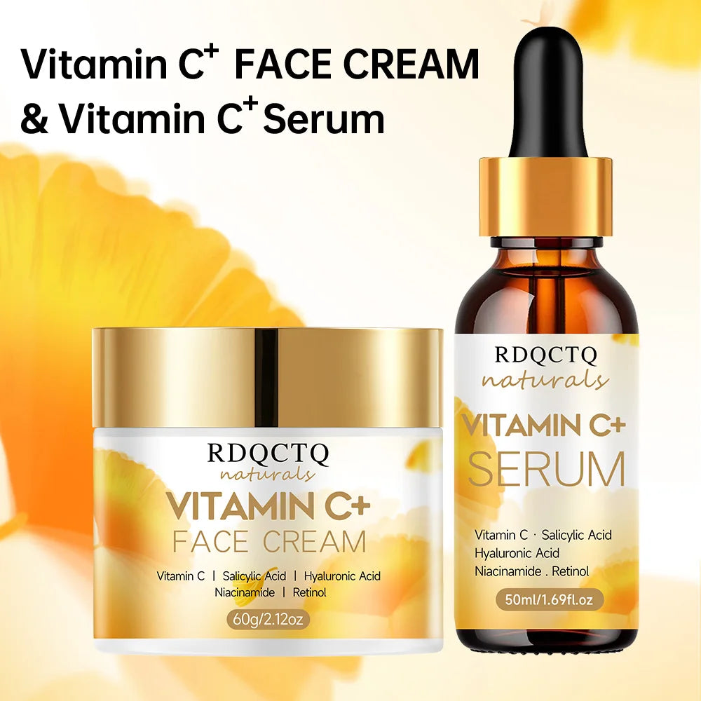Vitamin C Cream & Serum 2-Piece Set: Optimized Title with Key Ingredients and Safe Efficacy Claims