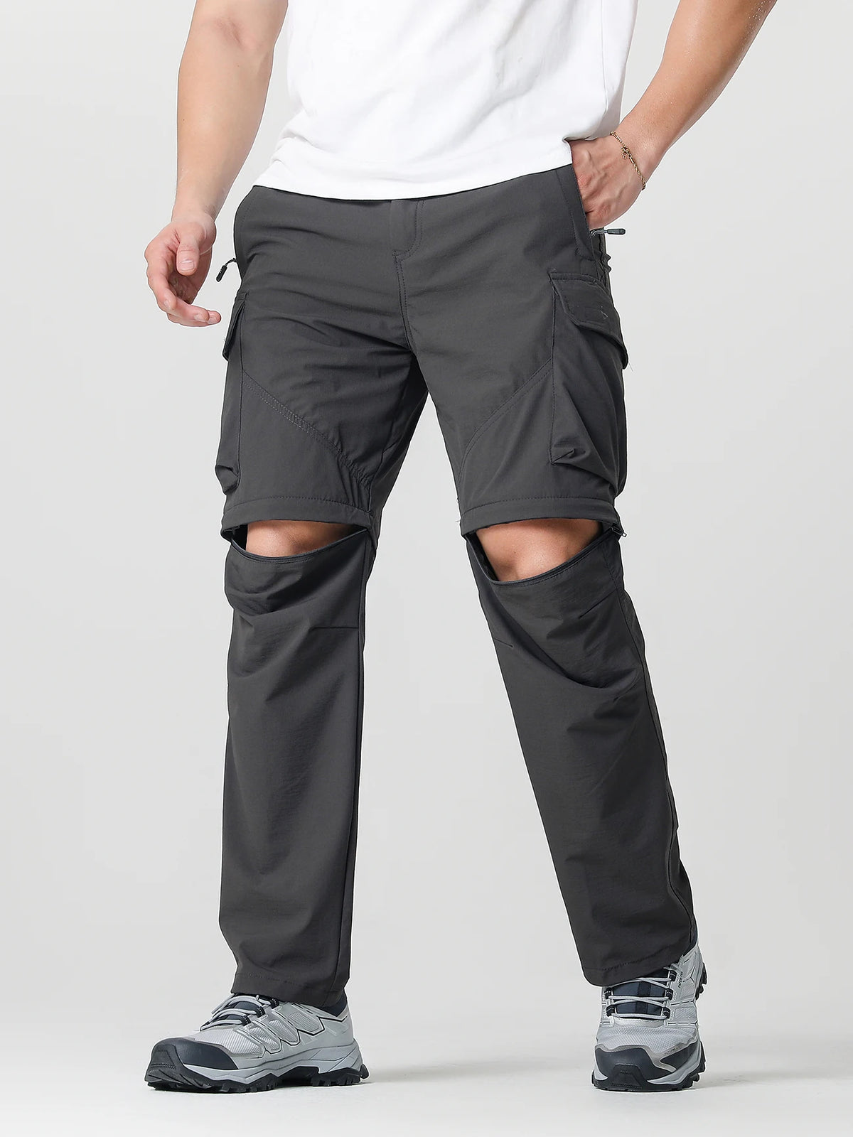 Pantalon cargo léger pour homme | Nylon et élasthanne
