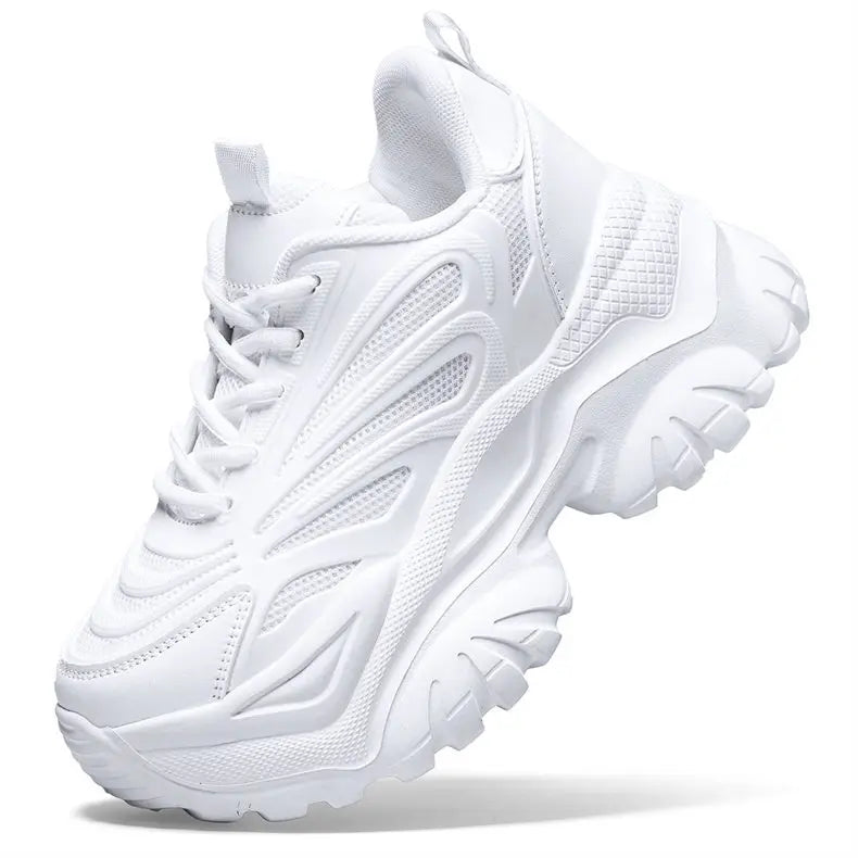 Sneakers Chunky Femme Tendance | Semelle Plateforme Respirante | Rehaussante | Printemps-Automne