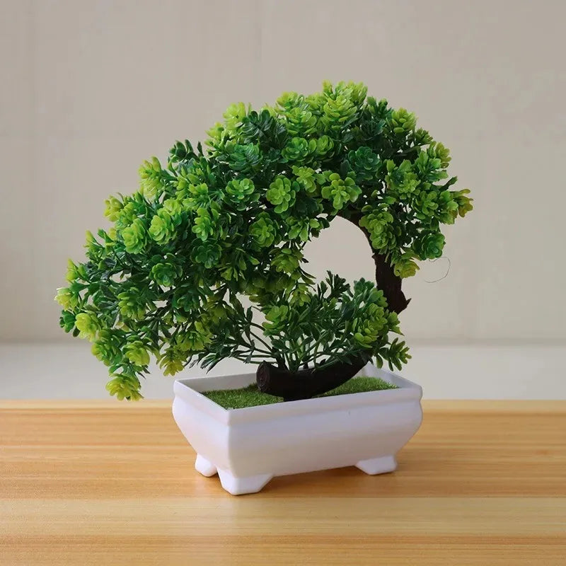 Bonsaï Simulé Pot | Faux Fleurs | Décoration Mariage, Maison & Cadeau Pendaison de Crémaillère