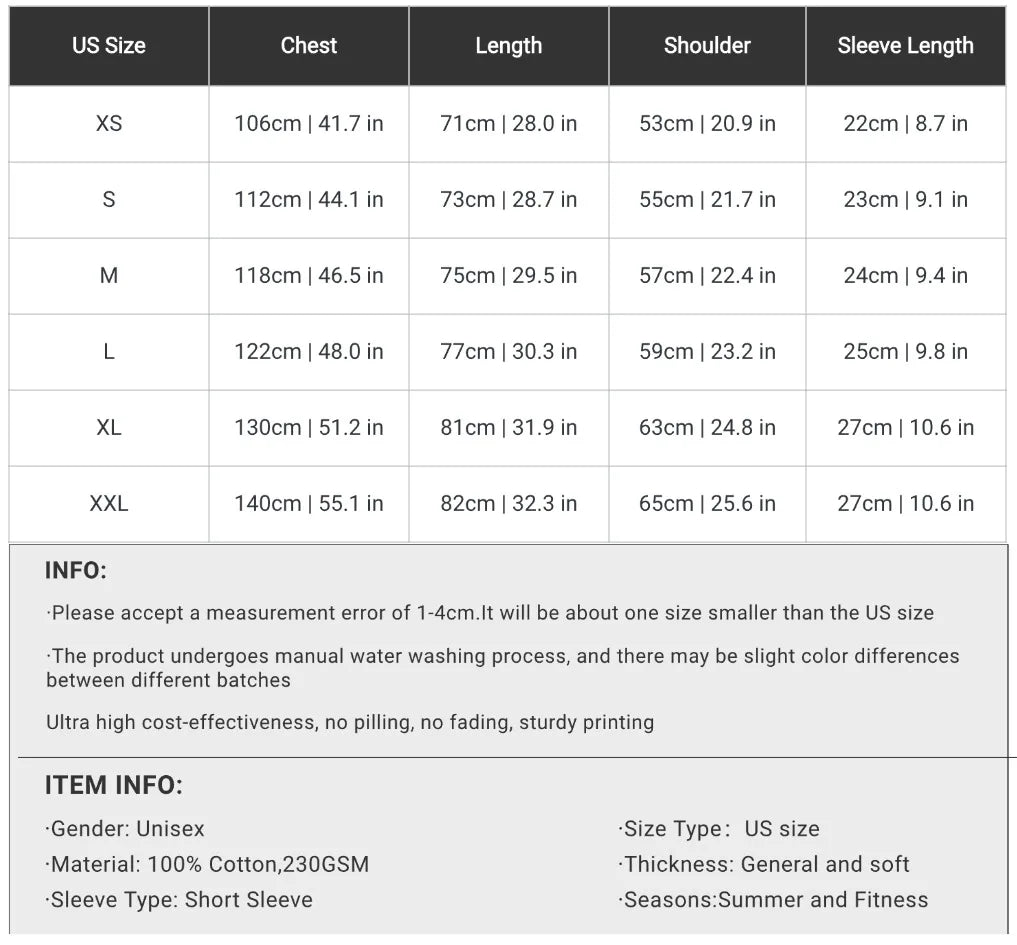 US SIZE Oversized Training Men's T-Shirt Design Letters Print T-Shirts For Men Loose Fashion Sport Street Casual Clothes Tee Tops