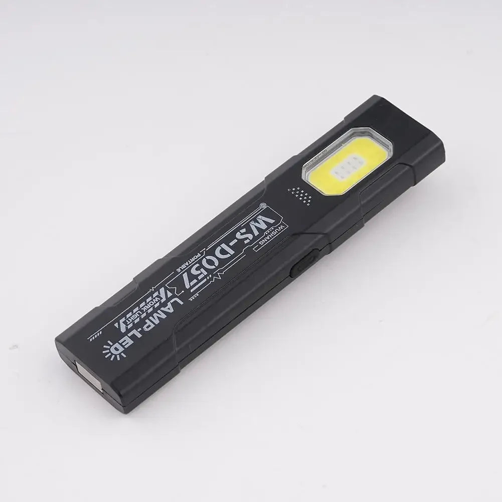 Mini Portable Rechargeable LED Torch Light, Waterproof Outdoor Work Pocket Flashlight with Magnetic Grip, Compact LED Flashlight