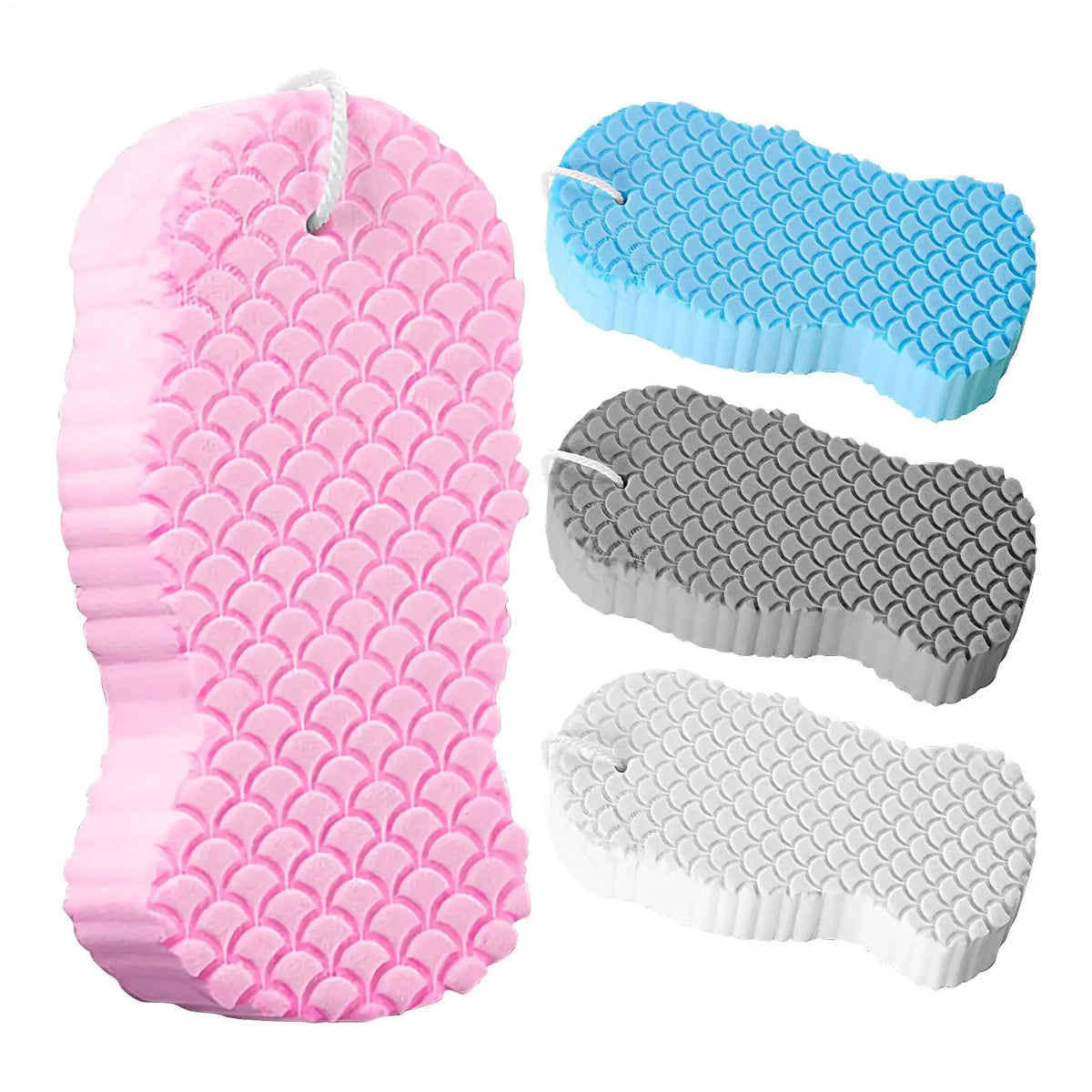 Bath Sponge Exfoliating Bath Scrubbing Sponges Body Washcloth Skin Scrubber Relax Exfoliating Skincare Shower Scrubbing Tool