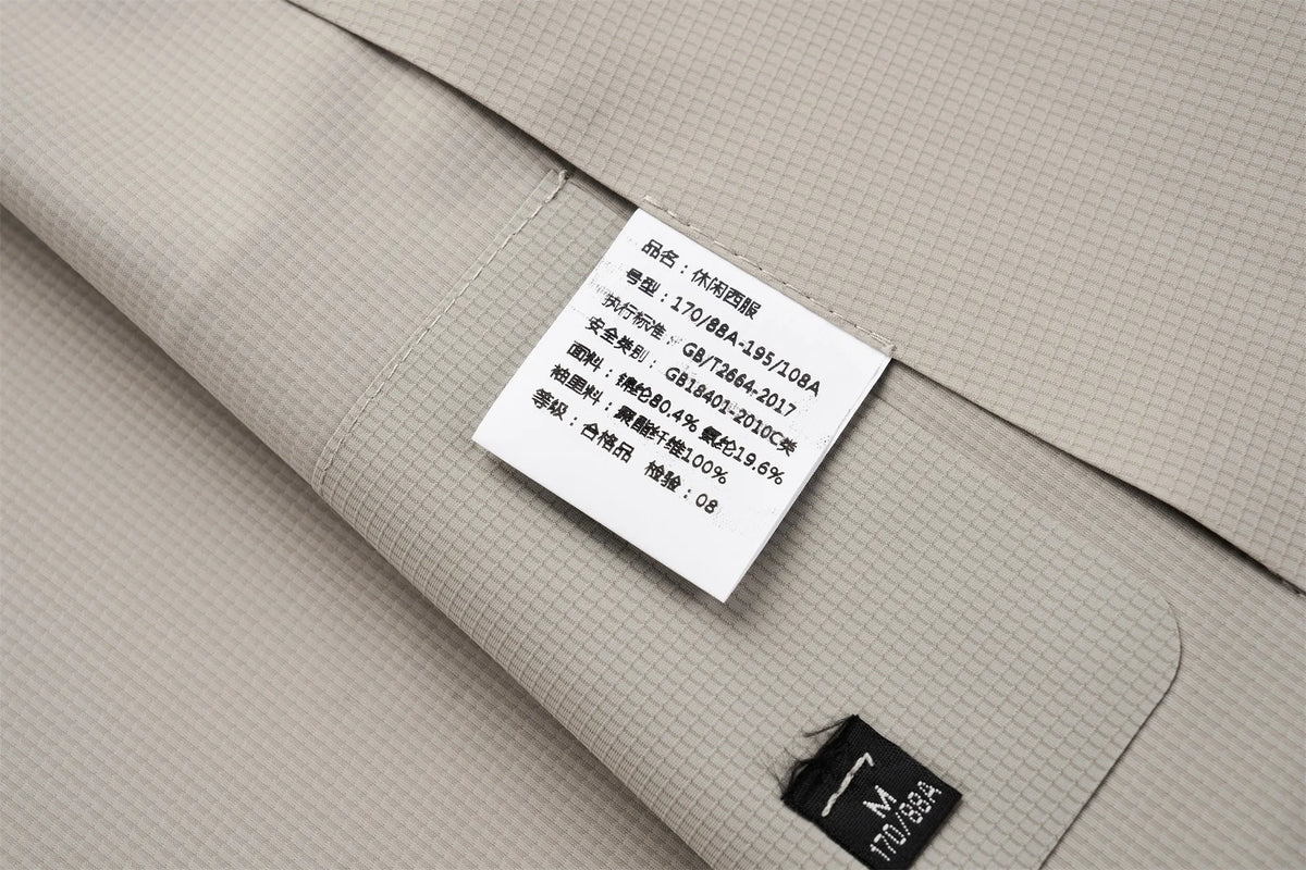 Minimalist Men's Casual Blazer Ice Silk Nylon Spandex Seamless High-Stretch Sun Protection Cooling Summer Breathable Tech Jacket