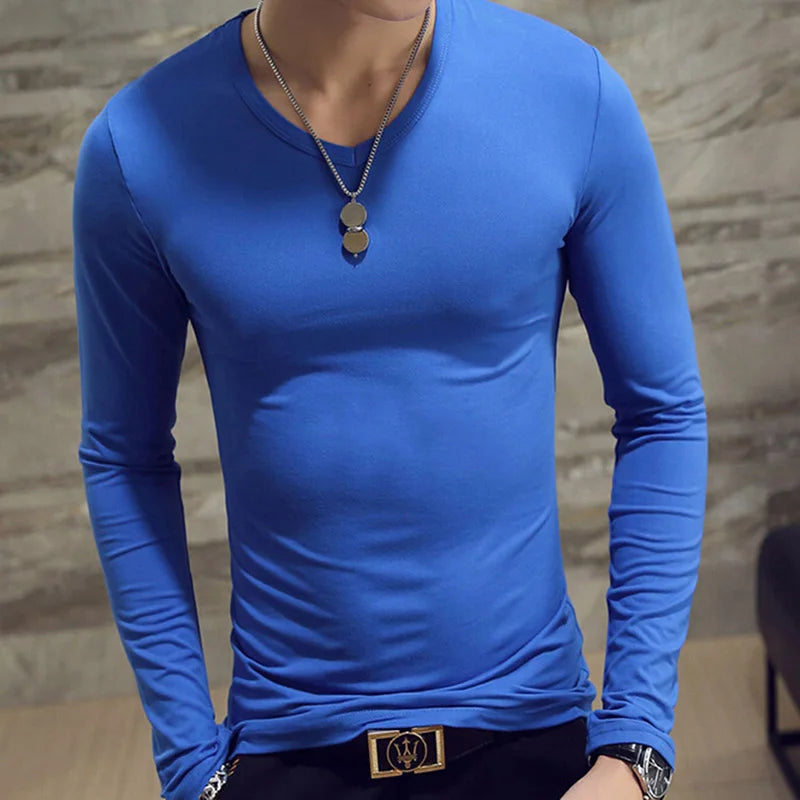2025 New Tennis T Shirts Men Long Sleeve T-Shirt Sportswear Fitness T Shirts For Men Slim Fit T Shirts Designer Solid Tees Tops