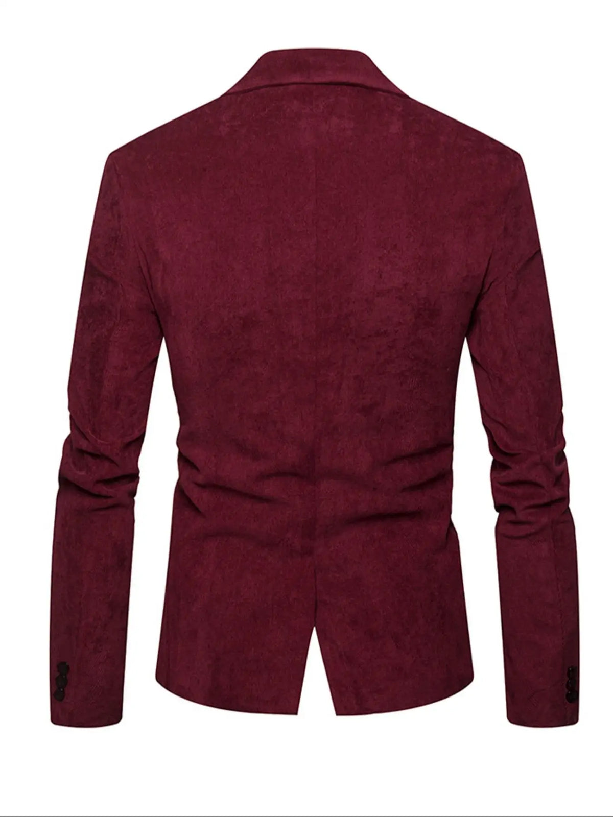 Men's Corduroy Blazer Jacket Medium Thick Business Suit Spring & Fall Season Fitted Design Woven Fabric Style