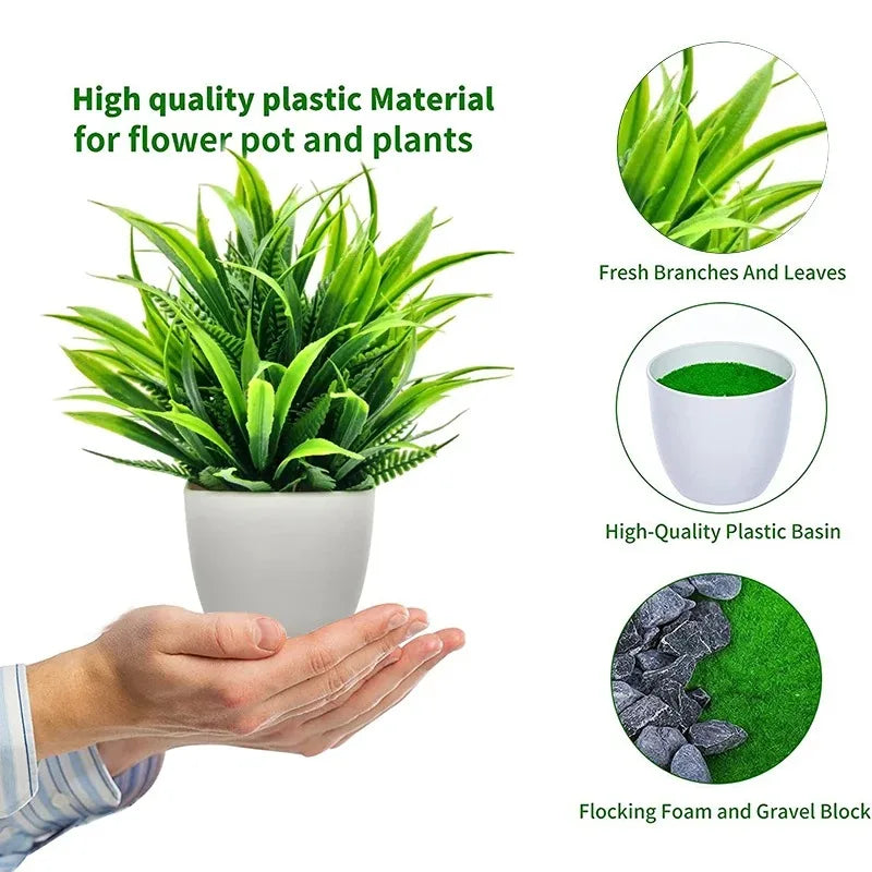 Plante Artificielle Pot | Décoration Bureau, Chambre & Salon | Verdure Sans Entretien