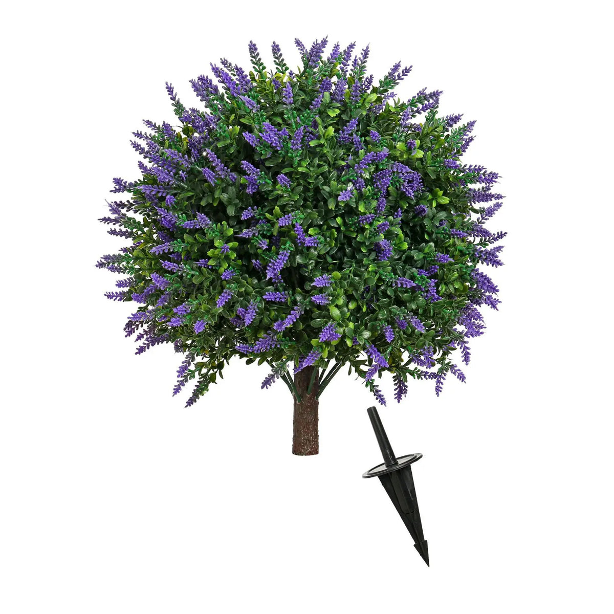 Arbre Artificiel Lavande en Pot | Résistant UV | Décoration Jardin, Porche & Extérieur