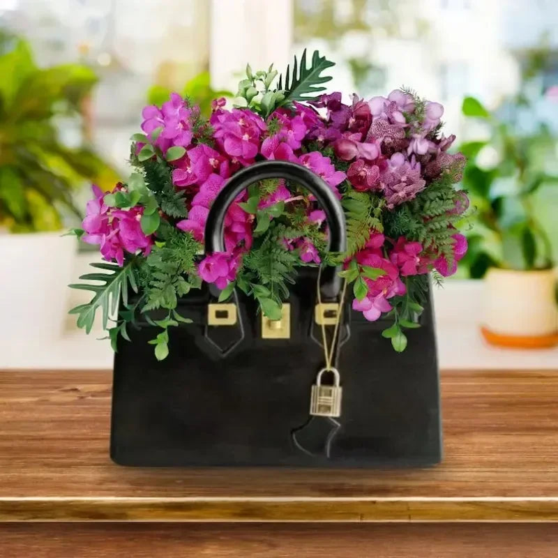 Vase Sac Créatif Décoratif | Ornement Table Minimaliste | Mariage & Intérieurs Modernes